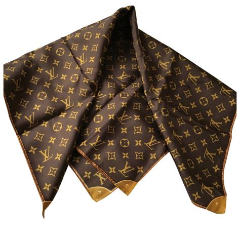 brown louis vuitton silk scarf|louis vuitton silk scarf bandana.